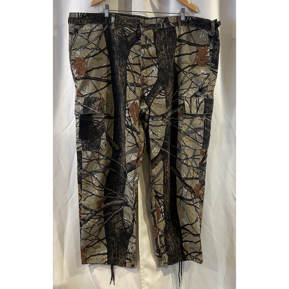 Vintage 90s Mens 3XL‎ Faded Skyline Camouflage Apparition Wide Leg Cargo Pants